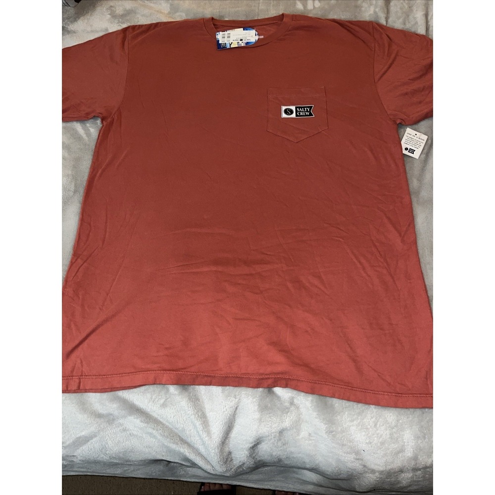 Salty Crew Shouldered Premium Pocket T-Shirt - Workwear - New